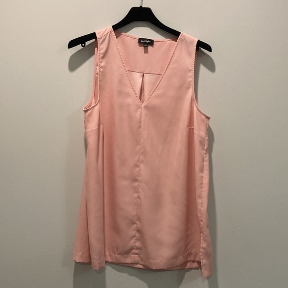 LORD & Taylor Pink Tank Top Large - Picture 5 of 12